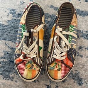 Coach Colorful Patchwork Sneakers